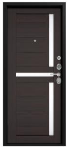 Входная дверь в квартиру Центурион С-105 Черный муар/Лиственница темная