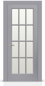Межкомнатная дверь Олимп-2 Эмаль «Серое окно»