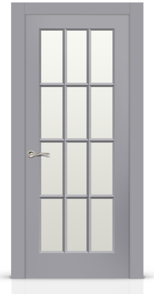 Межкомнатная дверь Олимп-2 Эмаль “Серое окно”