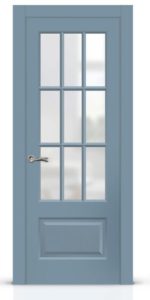 Межкомнатная дверь Олимп Эмаль “Голубой”