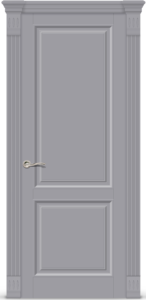 Межкомнатная дверь Венеция-1 Эмаль «Графитовый серый»