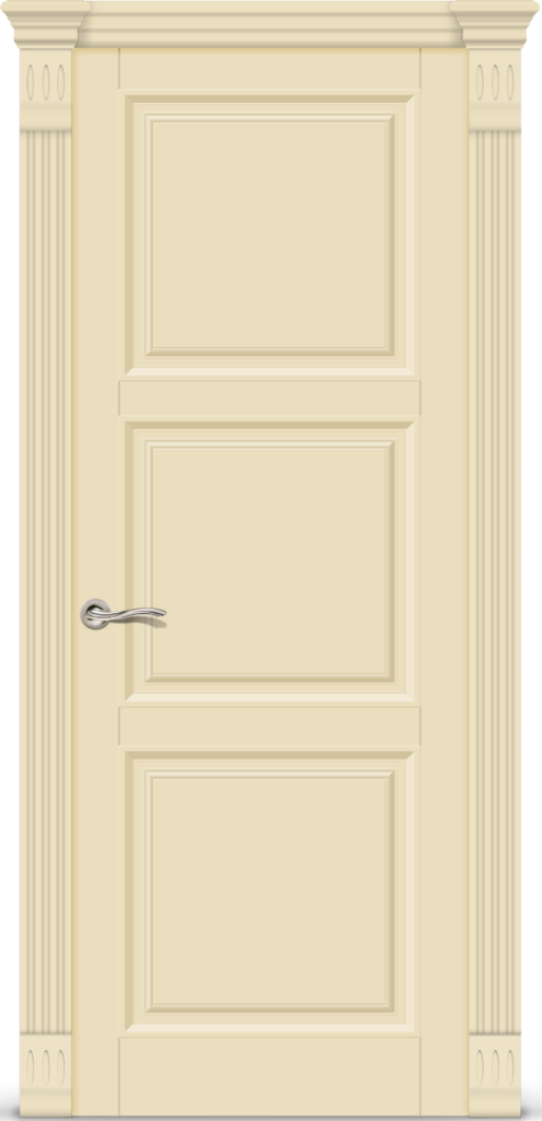 Межкомнатная дверь Венеция-3 Эмаль “Светлая слоновая кость”