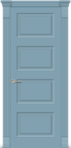 Межкомнатная дверь Венеция-4 Эмаль «Голубой»