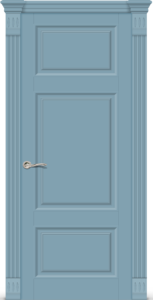 Межкомнатная дверь Венеция-5 Эмаль “Светло-серый”