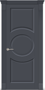 Межкомнатная дверь Венеция-6 Эмаль “Графитовый серый”