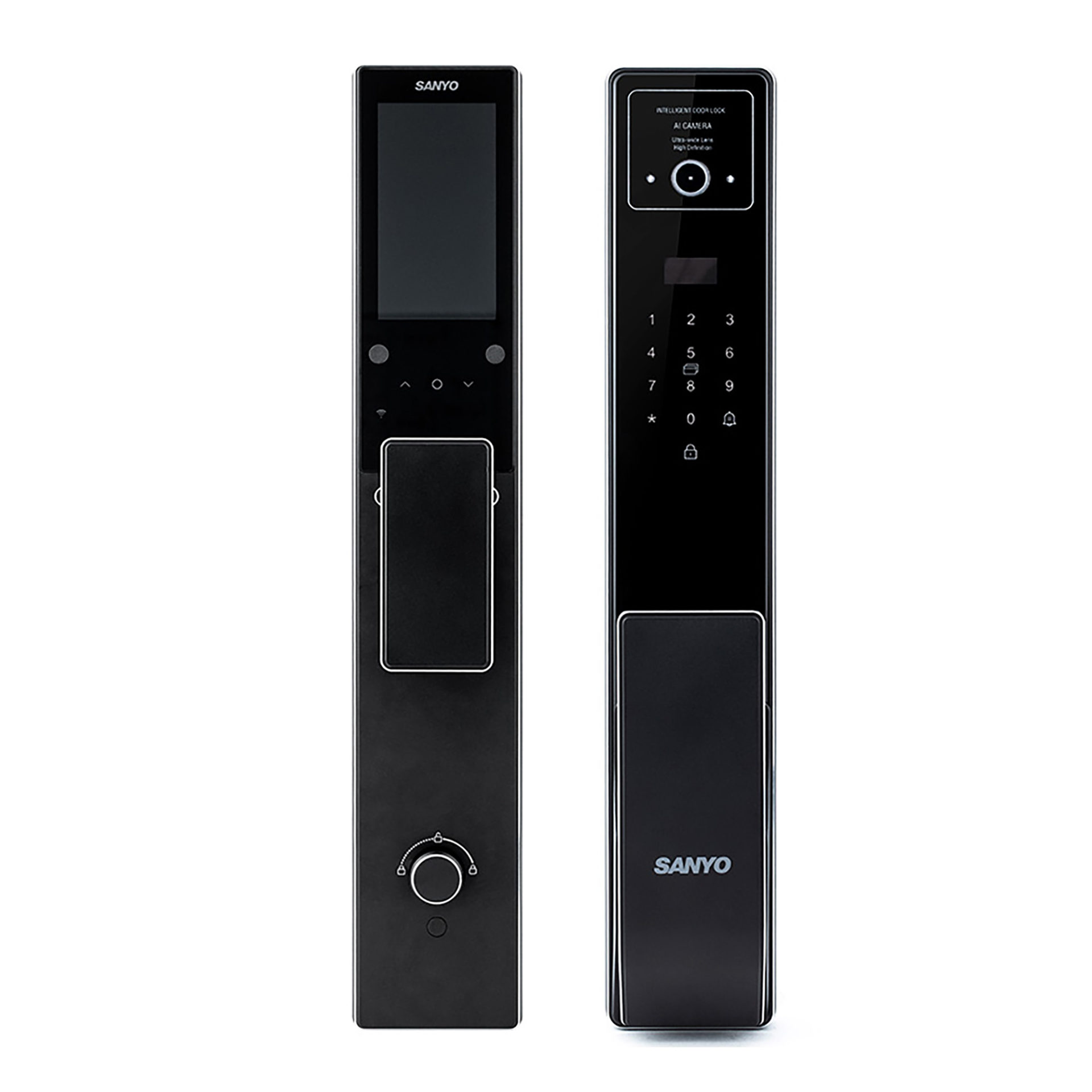 Sanyo D200 Tuya DM70 с WiFi, с видеодомофоном, черный