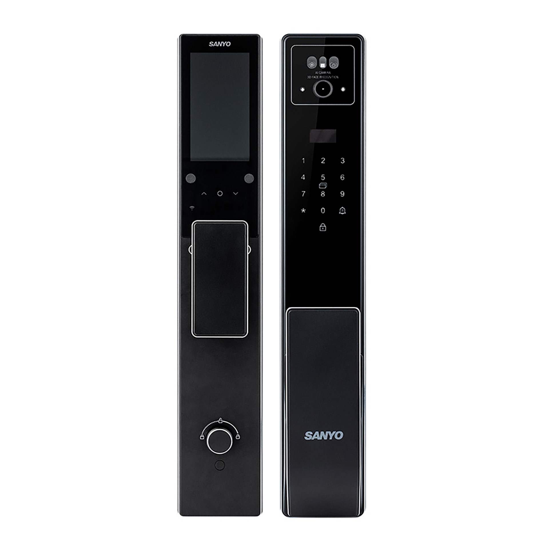 Sanyo D300 Tuya DM70 с WiFi, с распознаванием лиц, черный