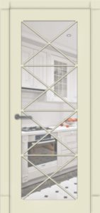 Межкомнатная дверь Версаль-4 Эмаль “Жемчужно-белый»